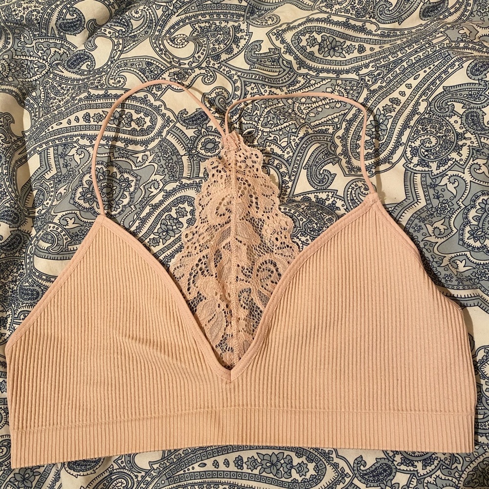 Out from under ribbed bralette